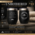 Unbothered Starts Here™ | 12 oz Premium Insulated Wine Tumbler